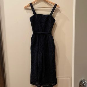 Navy blue jumpsuit